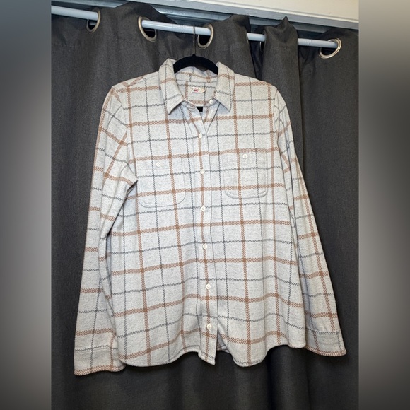 FAHERTY | Classic sweater shirt Sandy Trails Plaid - Picture 5 of 11